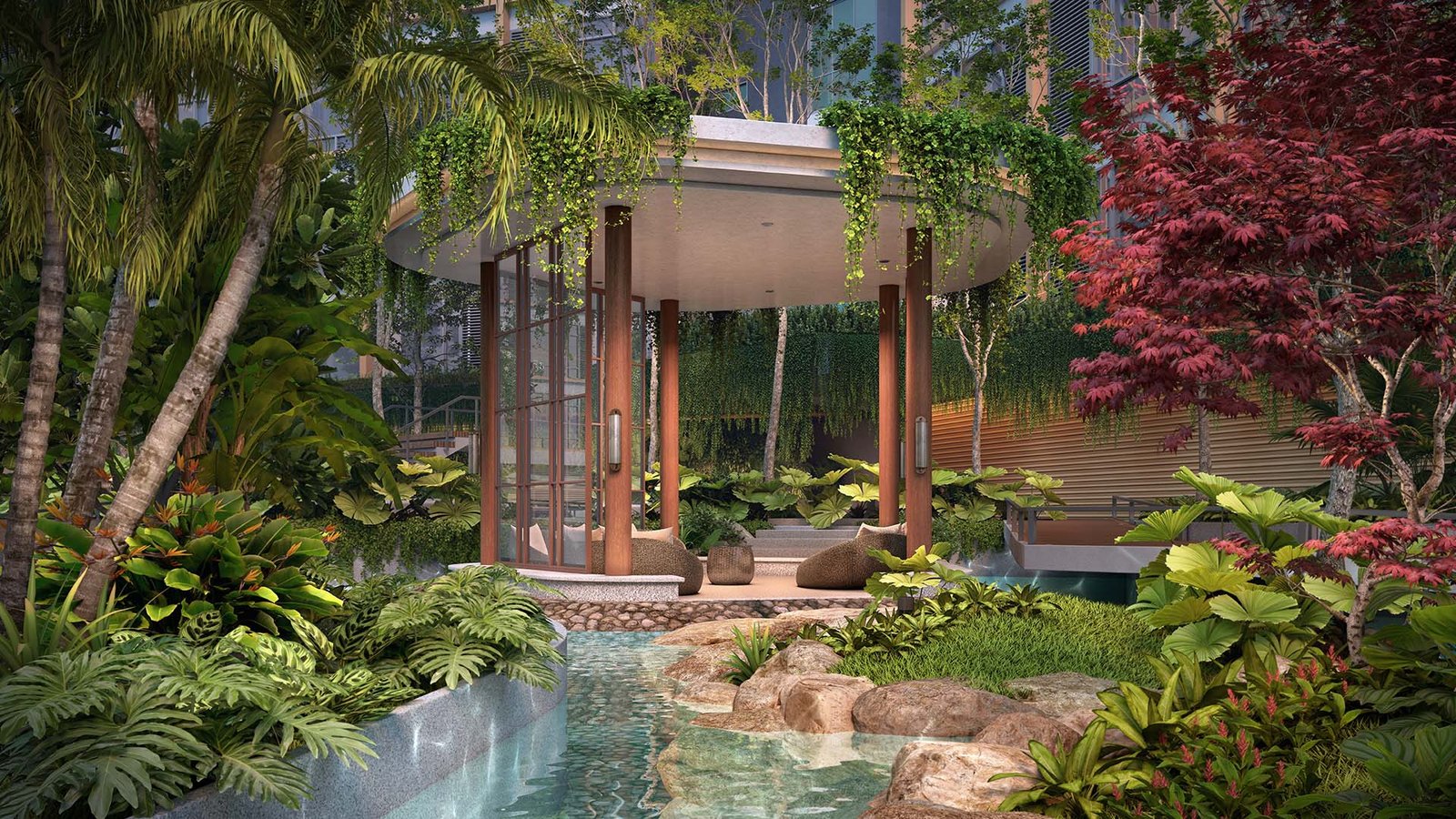 floating tea pavilion