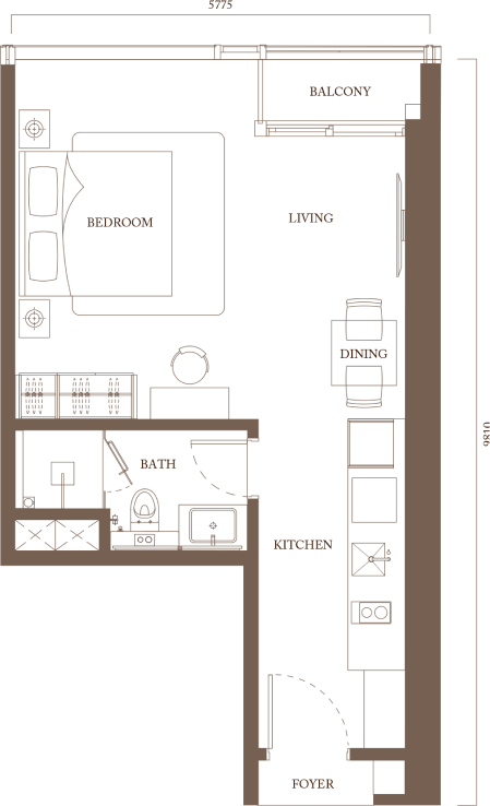 Pavilion Square Bukit Bintang – Direct Pavilion Mall Serviced Residence ps Type A