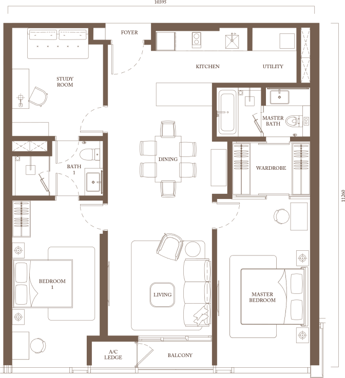 Pavilion Square Bukit Bintang – Direct Pavilion Mall Serviced Residence ps Type C4