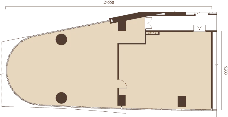 Pavilion Square Corporate Suite: layout of office 1 Type Only