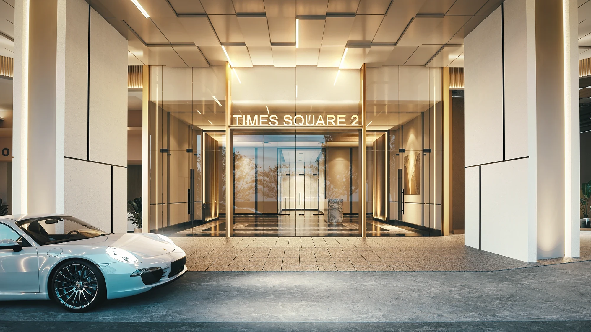 Times Square 2 the grand main entrance for your sweet home