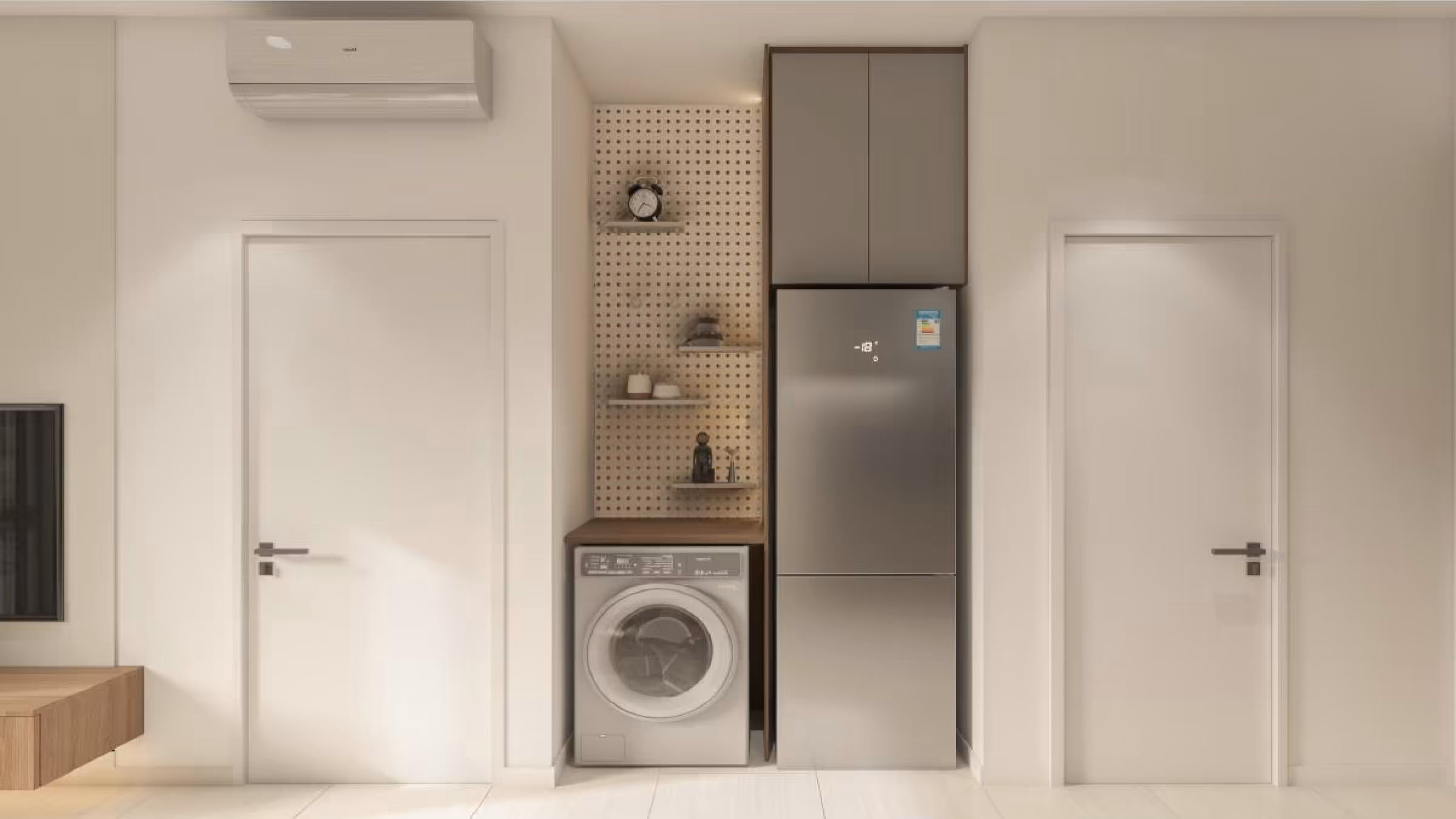 Times Square 2 Unit type A: bath & bedroom