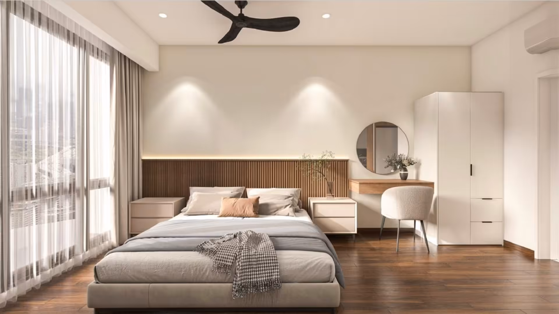 Times Square 2 Unit type A: master bedroom