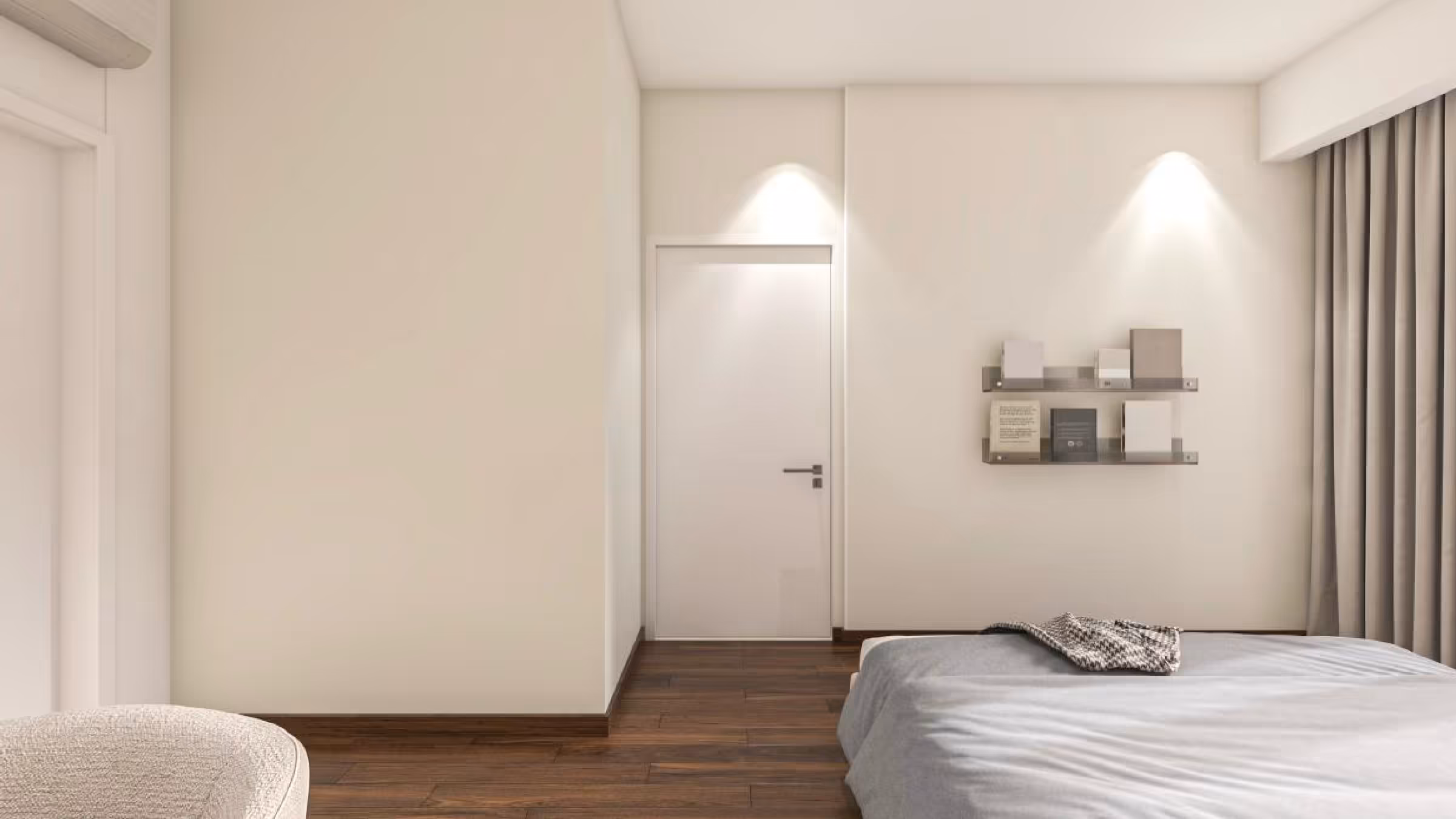 Times Square 2 Unit type A: Master bedroom view