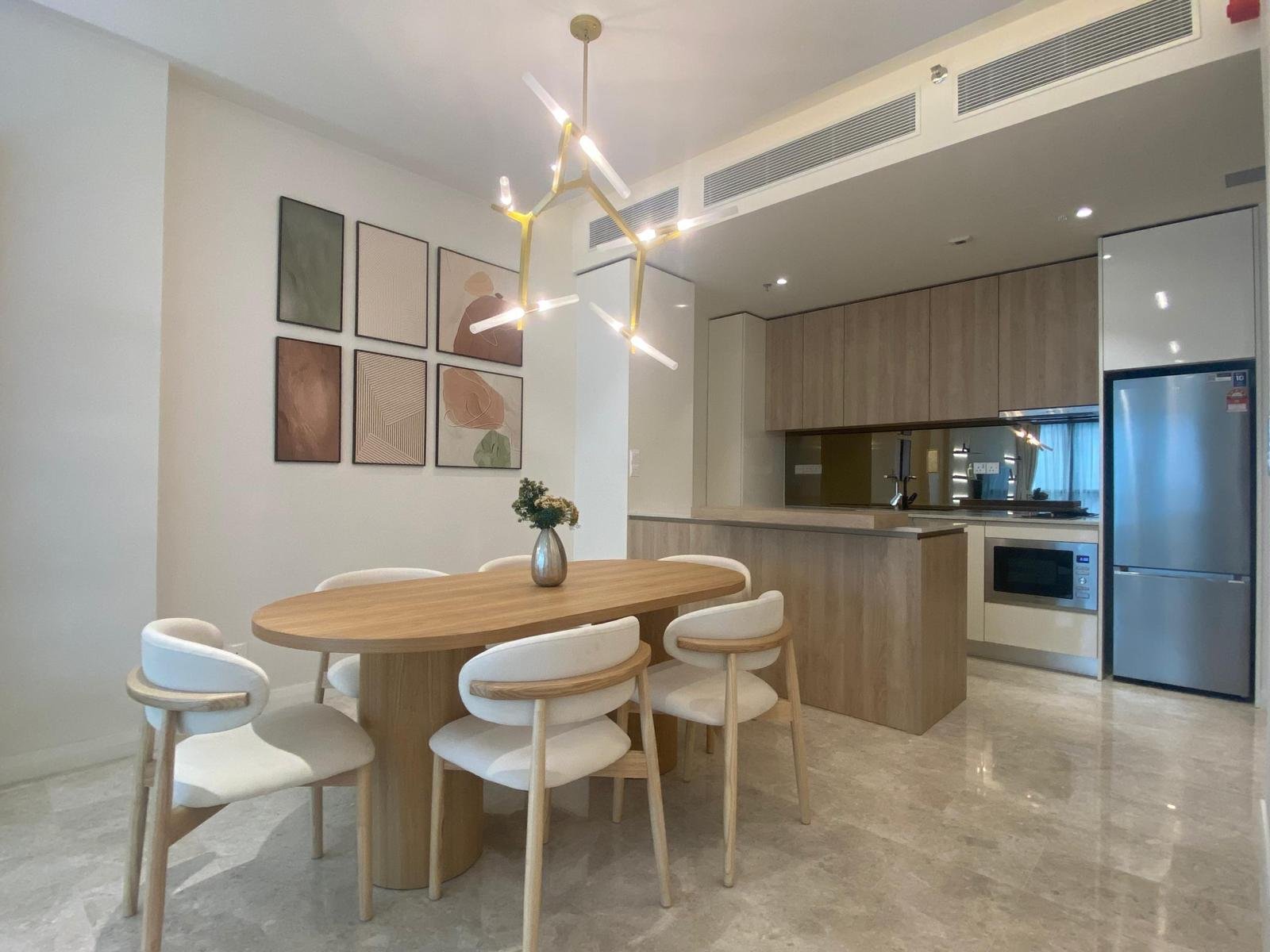 TRX Residence Type 3: dining & kitchen area