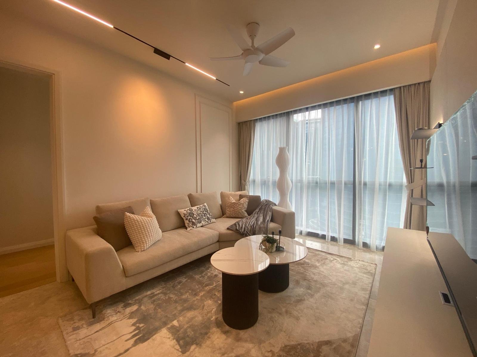 TRX Residence Type 3: living hall view