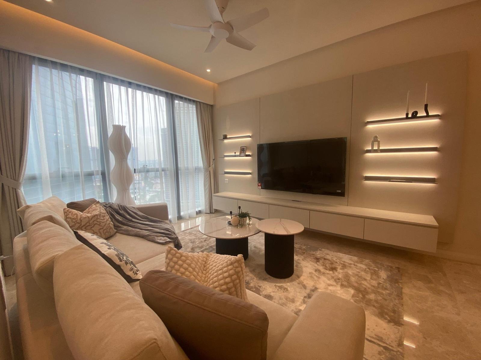TRX Residence Type 3: living hall view