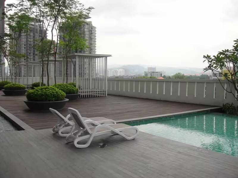 The Pearl KLCC beautiful pool view