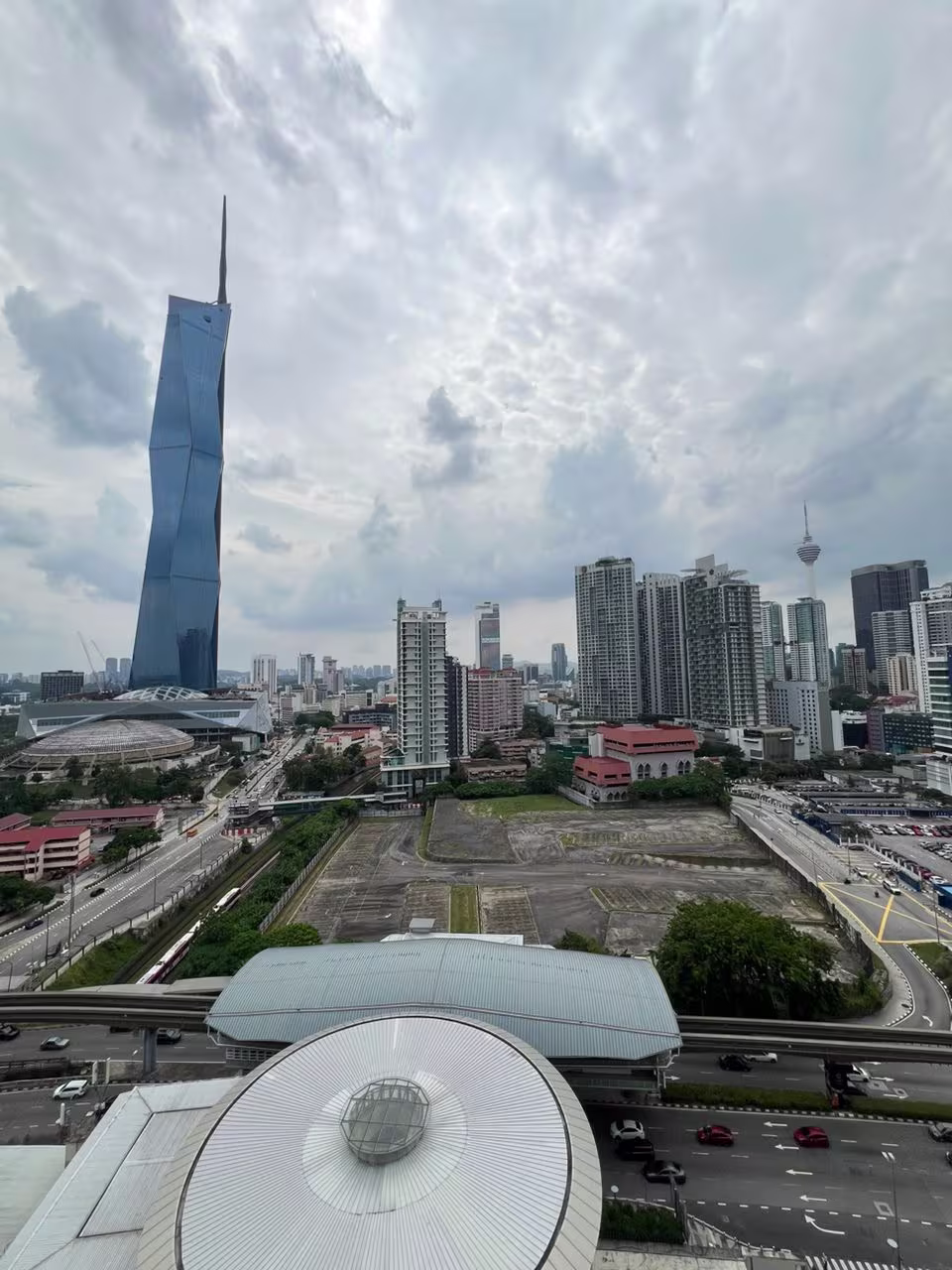 SWNK Houze Type D balcony KL city view Level 18 BBCC Kuala Lumpur